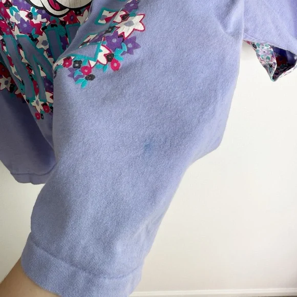 Vintage Minnie Mouse Walt Disney Cropped Short Sleeve Tee Size Large/XL - Picture 7 of 7